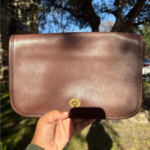 Vintage Coach convertible Leather Clutch 9635